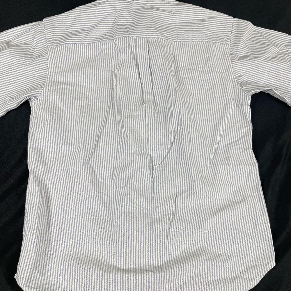 Ralph Lauren Boys Striped Long Sleeve Button Up Shirt Size 10 - Picture 10 of 10